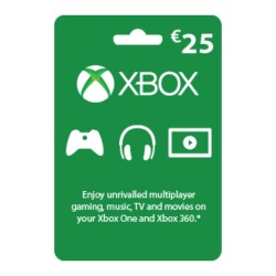 Xbox Live 25 EU Gift Card (Europe Store)
