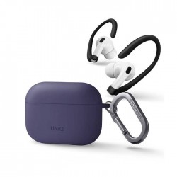 Uniq Nexo Silicon Case For Airpods Pro 2 with Ear Hooks - Purple