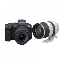 Buy EOS R6 Mirrorless Digital Camera + 24-105MM + RF 70-200MM F2.8L IS USM Lens in Kuwait | Buy Online – Xcite