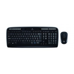 Logitech MK330 Wireless Keyboard & Mouse Combo - Black