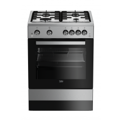 Beko 60X60  4 Burner Gas Cooker (FSGT61121DXL) - Grey