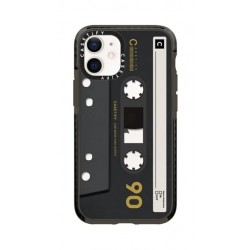 Casetify Cassette iPhone 12 Mini Back Case - Black