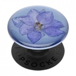 PopSockets Phone Stand and Grip (801240) – Pressed Flower Larkspur Purple  