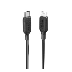 Anker Powerline III USB-C to Lighting (0.9m/3ft) Cable -Black