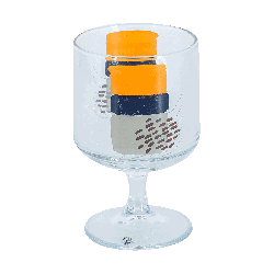 Collage Stem Glass Terracotta 300Ml