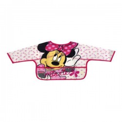 Disney Minnie Sleeved Bib   35 x 33cm