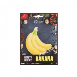 Quret Beauty Recipe Moisturizing Sheet Mask Banana
