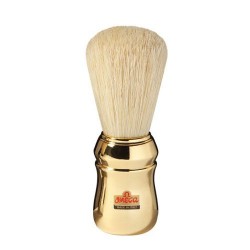 Omega Pure Bristles Professional Shaving Brush Gold Plated Handle - 20480