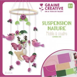 Felt baby mobile to customize Nature {color}