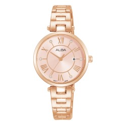 Metallic - Save 22% Analogue Watch in Rose Gold Womens Accessories Watches Roxy Analogue Watch For 