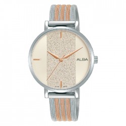 Alba 34mm Ladies Metal Analog Fashion Watch - AH8785X1