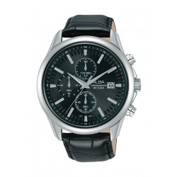 Alba 44mm Gent's Chronograph Leather Casual Watch - (AM3699X1)