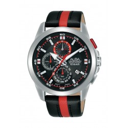 Alba 43mm Gents Analog Fashion Leather Watch - (AM3733X1)