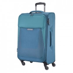 American Tourister Southside Spinner Soft 55cm Luggage blue xcite buy in kuwait