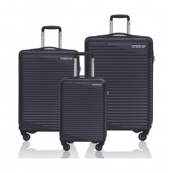 American Tourister Skypark Hardcase Luggage (Set Of 3) - Blue