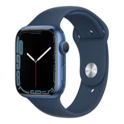 Apple Watch Series 7 41mm shiny Abyss Blue new silicone buy in xcite ksa