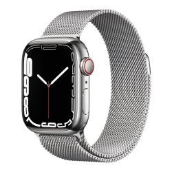 Apple Watch Series 7 45mm Silver  loop view