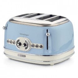 Ariete Vintage 4 Slice Toaster (ART156-V-BL)