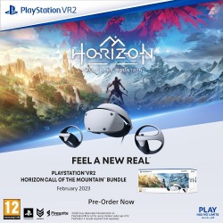 Pre-Order Now PlayStation VR2 + Horizon Call Of The Mountain™ Bundle