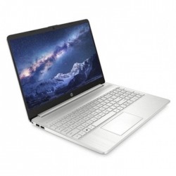 HP Home Notebook , Intel Core i3, RAM 4GB, SSD 256GB, 15.6" FHD Laptop - Natural Silver (15S-FQ2000NE)