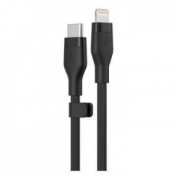 Belkin Silicon USB-C with Lightning Connector 3M  Cable - Black
