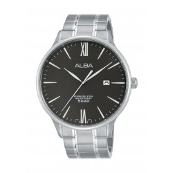 Alba Gents Casual Analog 44 mm Metal Watch (AS9E11X1) - Silver