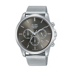 Alba Quartz 43mm Chronograph Gent's Metal Watch - AT3E43X1