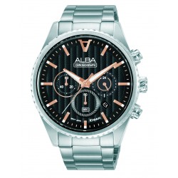 Alba 43mm Chrono Quartz Gents' Watch - AT3H81X1