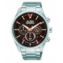 Alba 43mm Chrono Quartz Gents' Watch - AT3H83X1