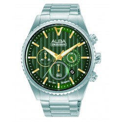 Alba 43mm Chrono Quartz Gents' Watch - AT3H85X1