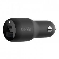 Belkin Dual Ports 37W Car Charger - Black