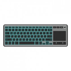 Bluetooth Backlit Green Keyboard Touchpad Xcite EQ Buy in Kuwait