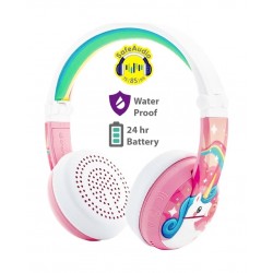BuddyPhones WAVE Wireless Kids Headphones - Pink