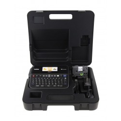 Brother PC-Connectable Label Maker with Display and Carry Case (PT-D600VP) - Black