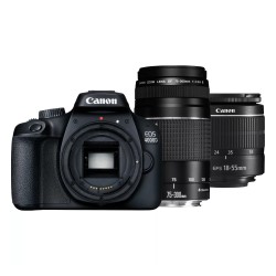 Canon EOS 4000D Body + EF-S 18-55mm III + EF-S 75-300mm III