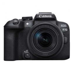 Canon EOS M6 24MP Mirrorless Digital Camera with 15-45mm Lens (Black)