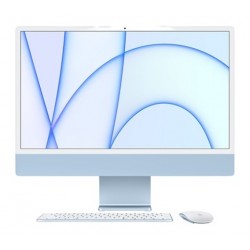 Apple iMac M1 Processor 8GB RAM 256 SSD 24-inch 4.5K Retina Display All-In-One Desktop (2021) - Blue 