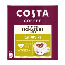 Costa - coffee - pods - capsules - 16 - dolce gusto - cappuccino
