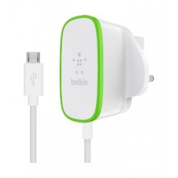 Belkin Home Charger With Micro-USB Cable - 1.8 Meter (F7U009DR06) - White 