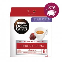 Dolce Gusto Nescafe - 16 Capsules roma red white coffee simple buy in xcite kuwait