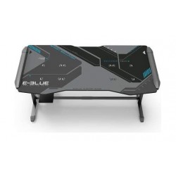 E-Blue King Size Adjustable Glowing Light Gaming Desk - (EGT576BKAA-IA)