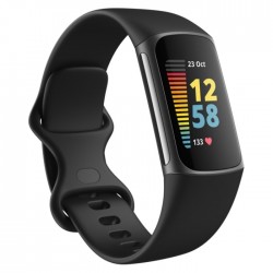 Fitbit Fitness Tracker Black Stainless Steel silicon cheap buy in xcite Kuwait