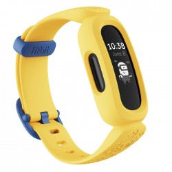 Fitbit  Ace 3 Activity Tracker for Kids Blue Minions Yellow xcite buy kuwait