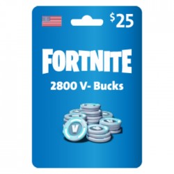 Fortnite $25 Card - 2800 V-Bucks (US Store)