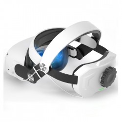 Gamax 5200mAh Head Strap For Oculus Quest 2 - Black / White
