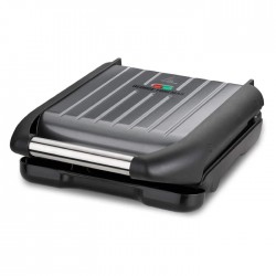George Foreman 1650W Steel Medium Grill black small easy to clean buy in xcite kuwait