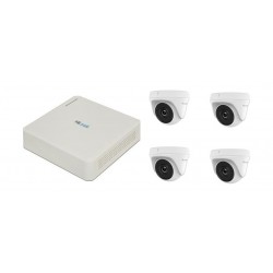 Hilook 4CH 1MP Camera Kit Surveillance (HLNH-104) - WHITE