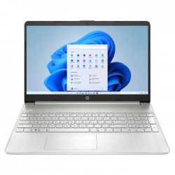 HP Home Notebook , Intel Core i5, RAM 8GB, SSD 512GB, 15.6" FHD Laptop - Natural Silver (15s-fq5002ne) 