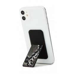 HANDLstick Smartphone Holder Animal Skin - Black/White Snake