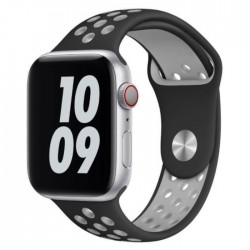 Hyphen Silicone Apple Watch 40mm Strap Black